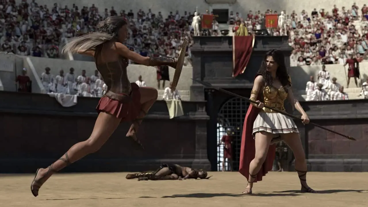 Gladiadoras História, Evidências e Lutas