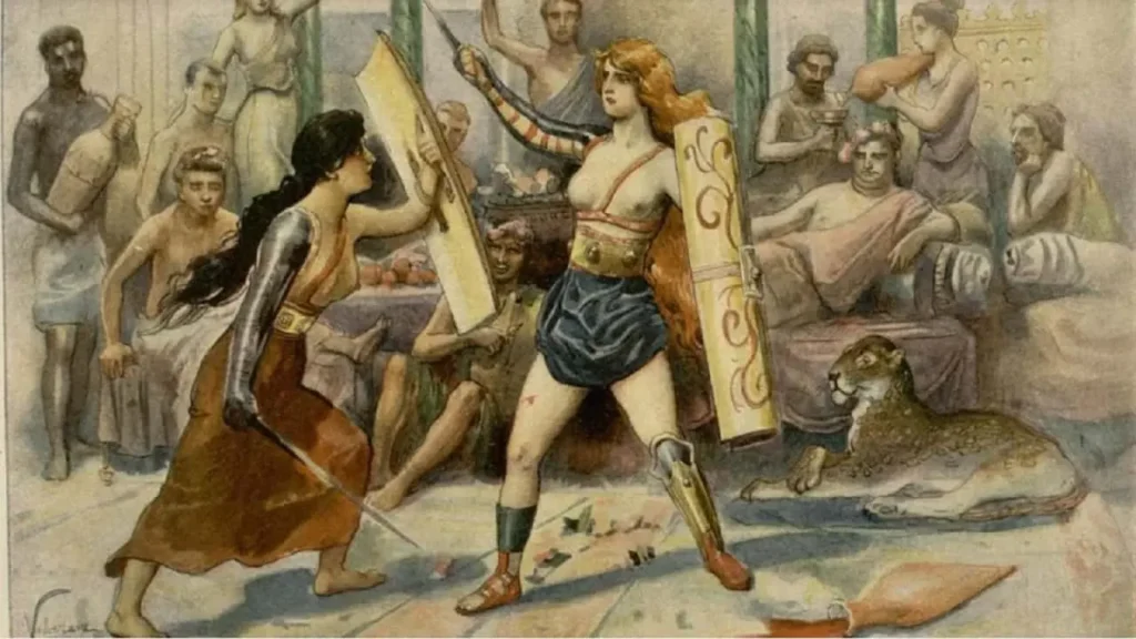 História das gladiadoras
