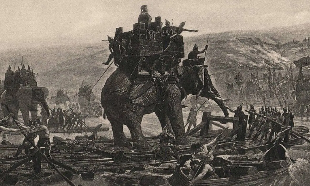 Esmagamento por Elefante Antigo Método de Execução