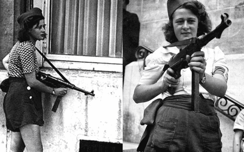 Simone Segouin Guerrilheira da resistencia que matava nazistas