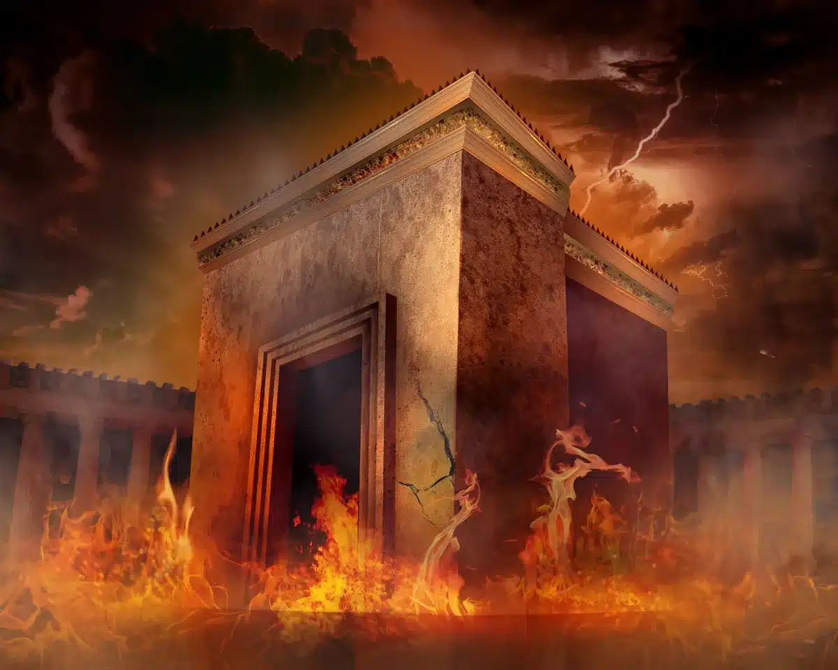 A Biblia descreve como os babilonios queimaram o templo de Salomao