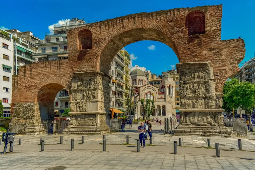 Estrutura do Arco de Galerio