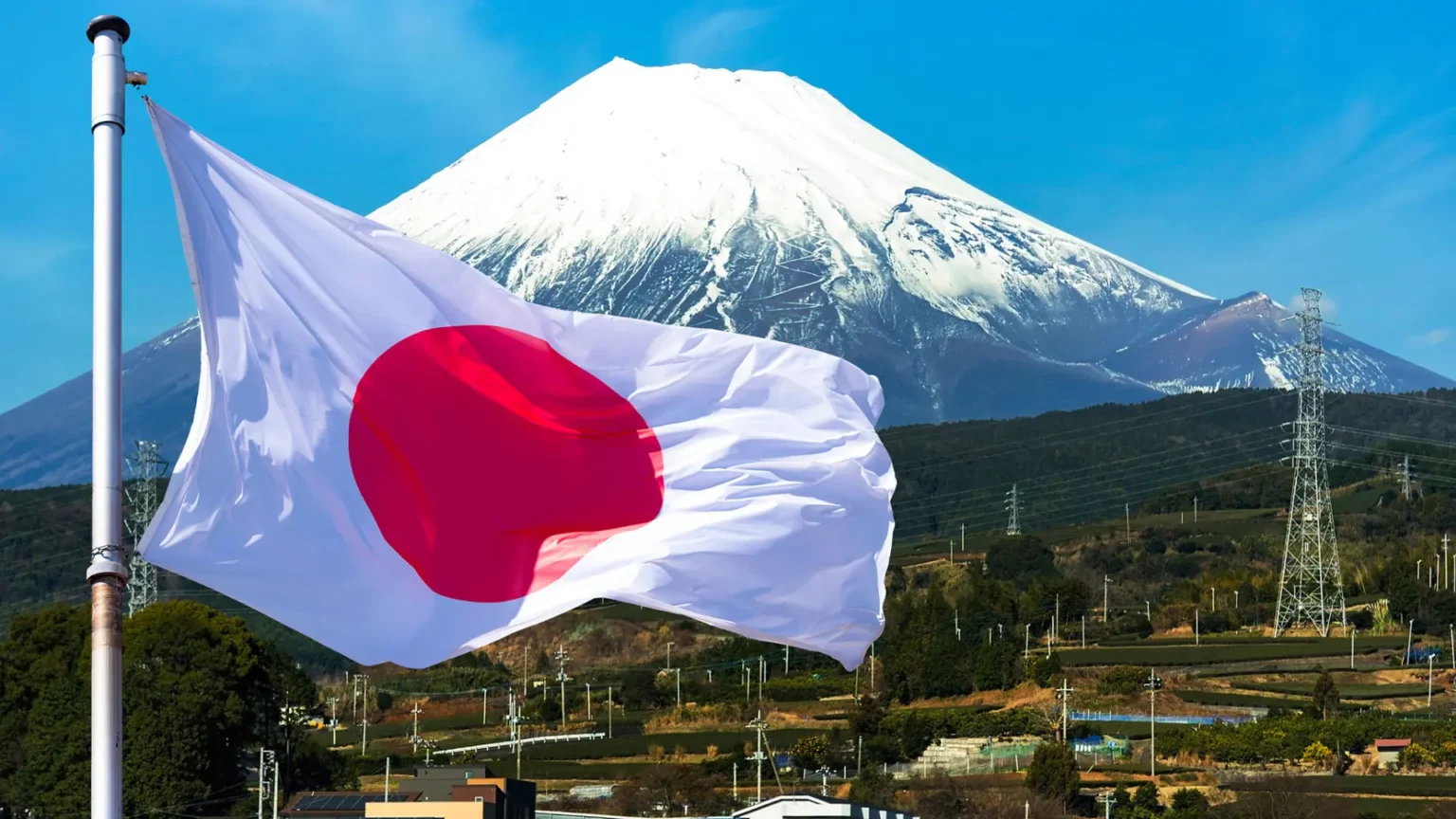 Por que a bandeira do Japão só tem um círculo vermelho