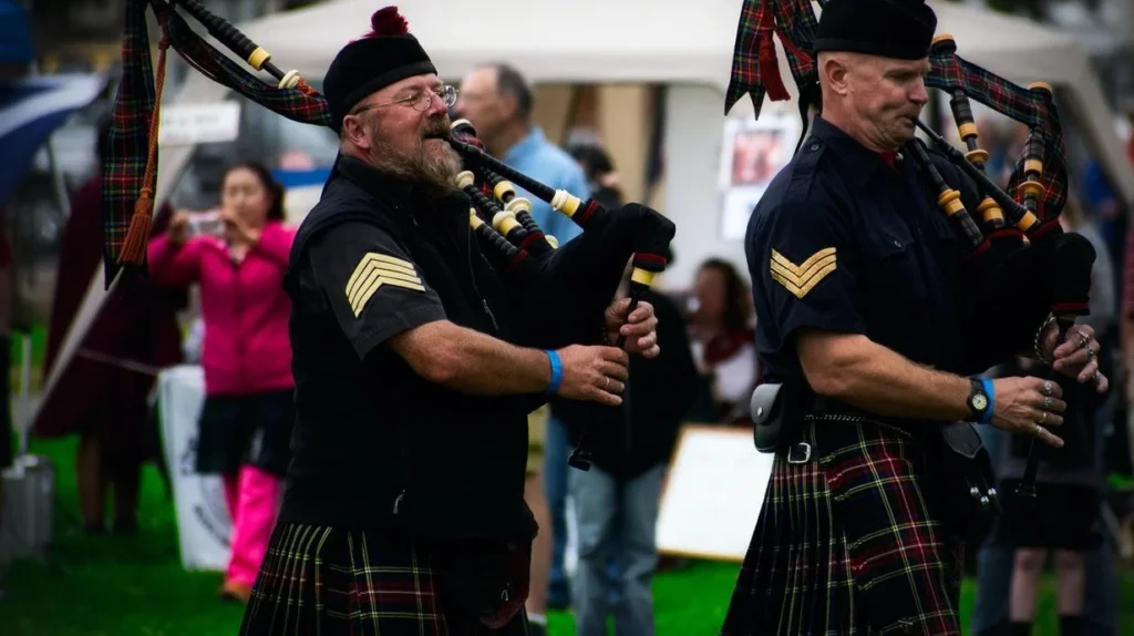 Gaitas de foles foram inventadas na Escocia