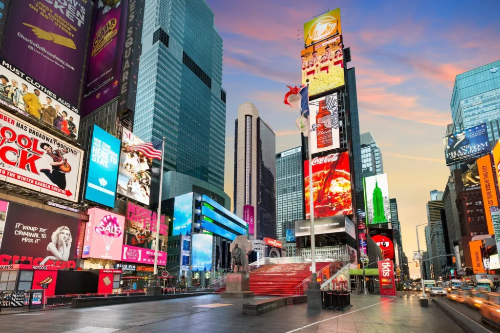 Times Square Como Virou o Centro dos Teloes Publicitarios