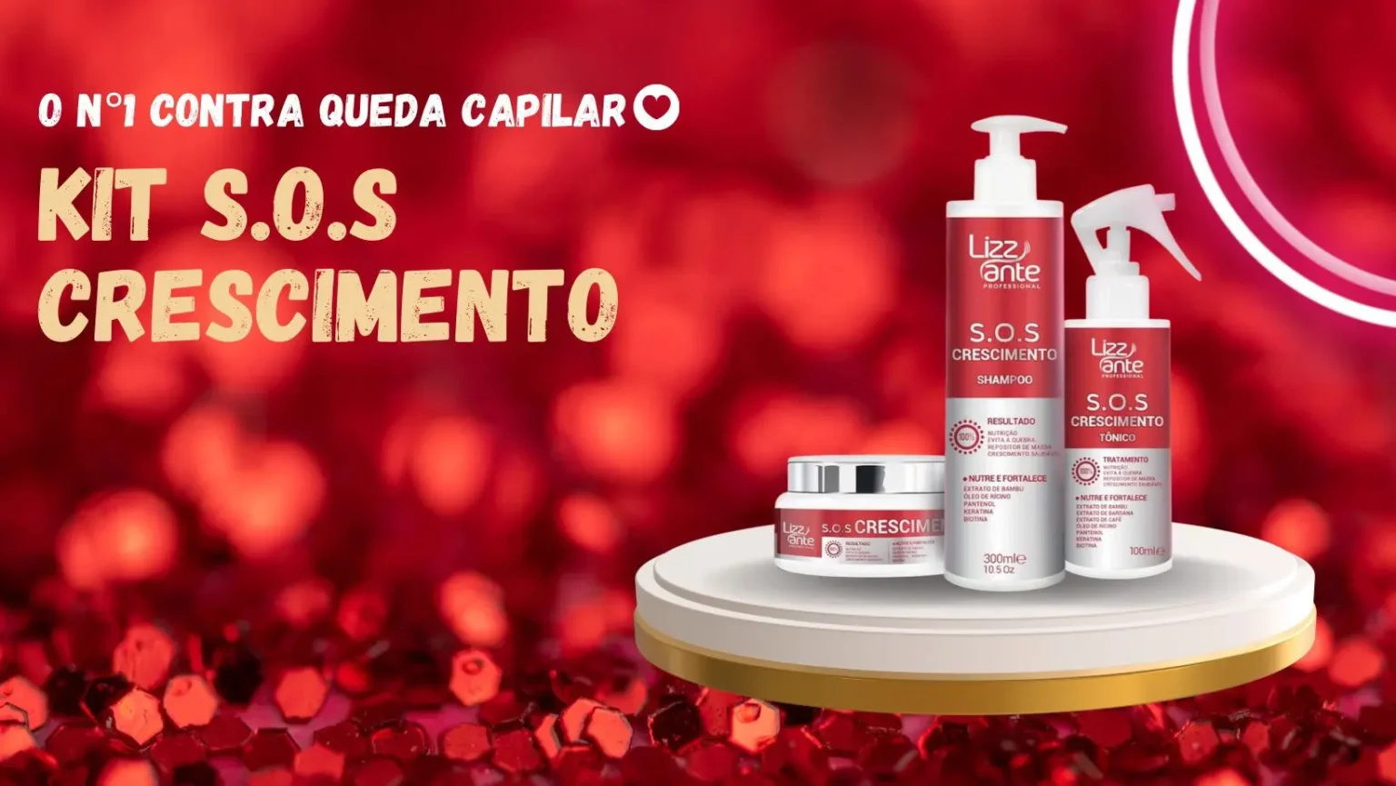 Imperdível Kit S.O.S para Crescimento Capilar