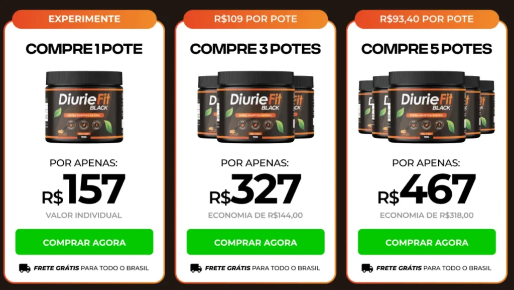 Promoção Diuriefit Black